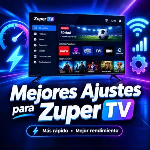 Mejores ajustes para el rendimiento de Zuper TV