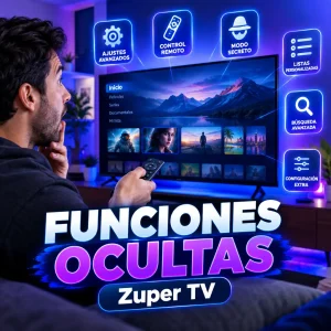 Funciones ocultas en Zuper TV que la mayoría de los usuarios pasan por alto